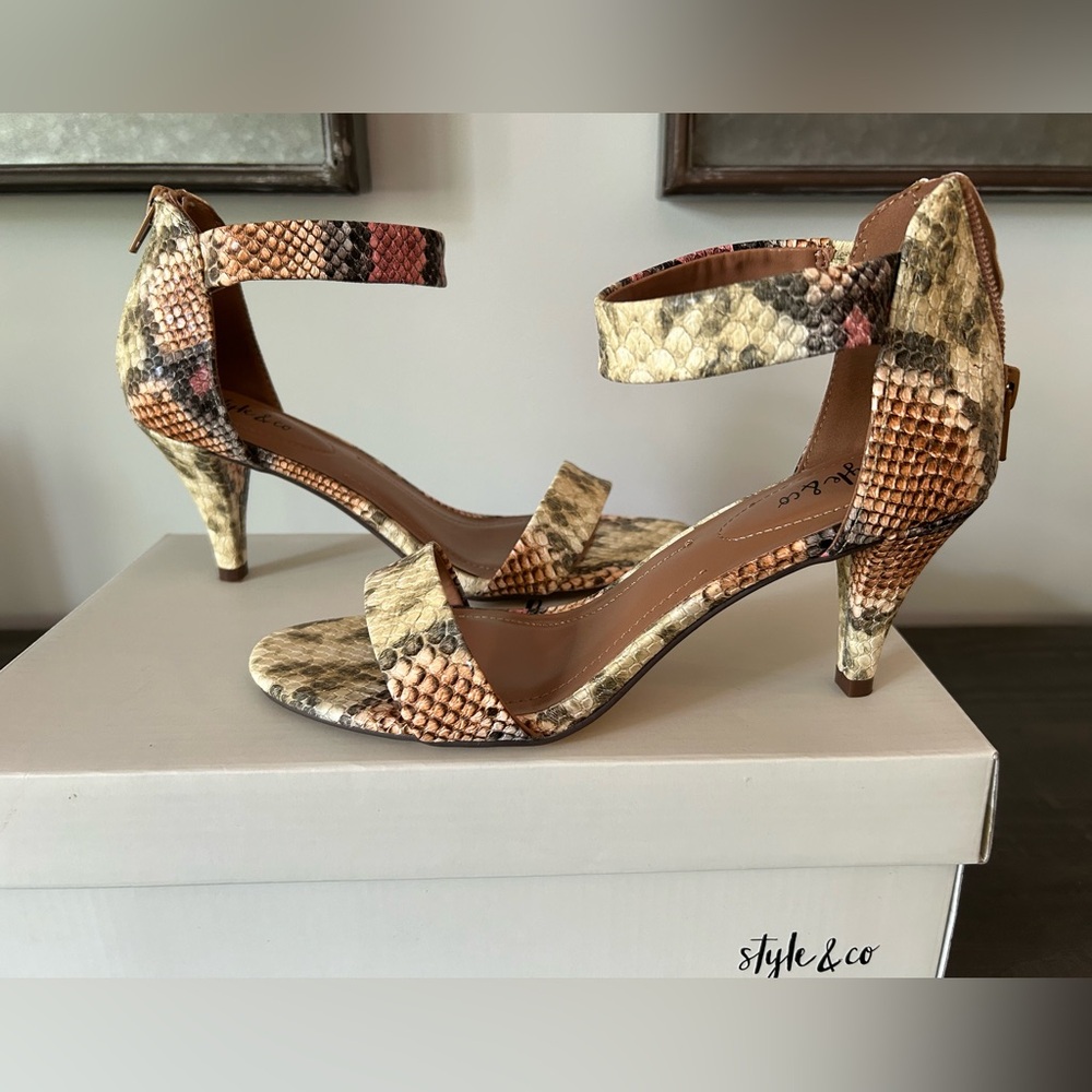 Rainbow snake shoes